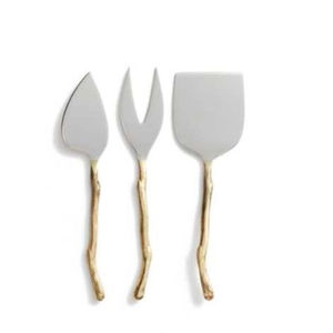 Juego de Queso de Acero Inoxidable con Diseño Exclusivo Royal, Utensilios de Cocina para Servir, Hechos a Mano, con Mango de Diseño, Calidad Premium - Product Image 6