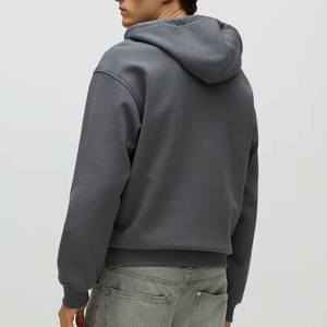 Premium Quality Zipper 100% Cotton <b>Fleece</b> <b>Hoodie</b> for <b>Men</b> Regular Fit Pullover Hooded Collar Heavyweight Winter 2 Pcs - Product Image 6