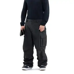 Pemasok profesional celana Ski kustom luar ruangan kualitas tinggi celana Snowboard tahan air