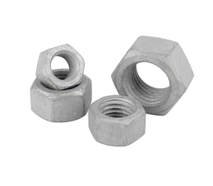 Acier au carbone jaune zinc noir oxyde galvanisé à chaud DIN934 écrou hexagonal entièrement fileté pour <span class=keywords><strong>tour</strong></span> de communication de transmission de puissance - Product Image 6