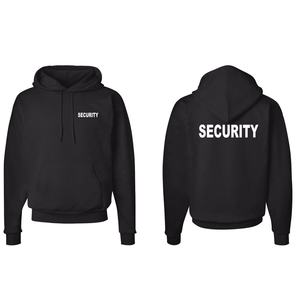 Quantité minimale de commande bas unisexe garde de sécurité uniforme pull à capuche solide polaire sweat pour l'hiver chaud pull sweat pour hommes femmes - Product Image 2