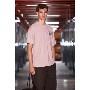 GRIMELANGE AMIDIO เสื้อยืดคอกลมทรงปกติสำหรับผู้ชาย ผ้าฝ้ายออร์แกนิก 100% พิมพ์ลาย - Product Image 3