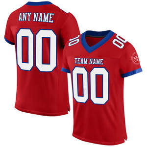 Camiseta de fútbol americano cómoda de secado rápido ligera, diseño transpirable para entrenamiento deportivo escolar juvenil y partidos de Club - Product Image 4