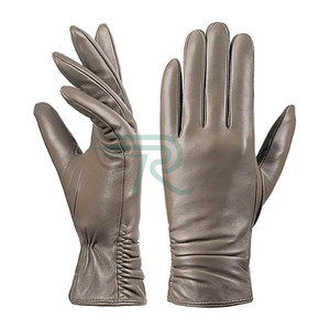 Razorts International Women's Sheepskin Leather <b>Gloves</b> Opera Length Touch Screen Winter Breathable Casual Outdoor Sports Skiing - Product Image 1