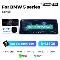 Reproductor Multimedia para Auto Navifly Snapdragon 685 con Sistema Android Más Reciente, Pantalla 2K, 8+256GB para BMW Serie 5 E60 E61 con BT DSP