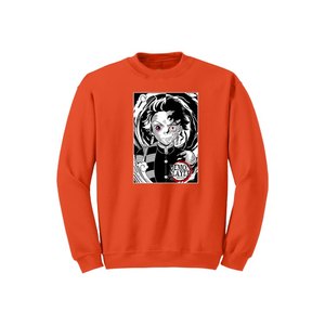 Sudadera informal de algodón 100% para colección de Anime de invierno con estampado de pecho personalizable y cuello redondo 280gsm + logotipo en la parte delantera - Product Image 6