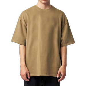 Camiseta de algodón grueso de alta calidad con diseño nuevo, personalizada, de corte holgado, estilo streetwear, para hombre. - Product Image 1