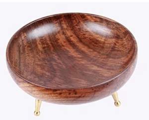 Admirable forma redonda postre servir soporte cuenco alta calidad Metal aluminio pastelería exhibición Mesa Decoración elegante diseño - Product Image 3