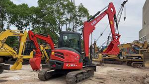 Original Japan for KX163-5 Used Mini Excavator 0.16m Bucket <b>Track</b> Excavator with Motor & <b>Pump</b> 5100kg Sale - Product Image 4