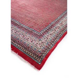 Aalam Hand Knotted <b>Wool</b> Rugs <b>Red</b>/white Geometric Abstract Kilim Home Entryway Hallway 10x13 ft Rectangle Pakistan C.1980 Model - Product Image 2