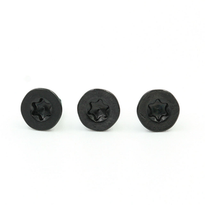 Vis autotaraudeuse robuste en acier au carbone à tête fraisée large Phillips, trempée, oxyde noir, zinguée - Product Image 1