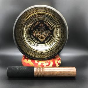 Cuenco de Metal de alta calidad para cantar tibetano, cuenco de cobre hecho a mano para sanación de sonido, para Yoga y meditación - Product Image 4