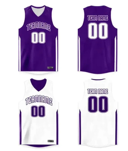 Camiseta de Baloncesto Personalizada para Hombre/Mujer, Transpirable, Talla Grande, Impresión Digital, 100% Poliéster, Sin Mangas, Ropa Deportiva, Equipo Personalizado - Product Image 6