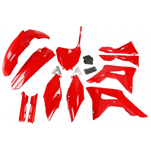 XFUN per CRF 450R 2017-2020 Kit Completo di Carene in Plastica per Moto Rosso 070 con Filtro Prodotto in Italia - Product Image 1
