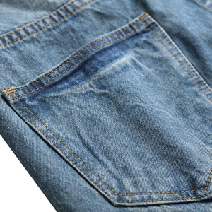 กางเกงยีนส์ขายาวสำหรับผู้ชายดีไซน์เรียบง่ายทันสมัยออกแบบโลโก้ได้ตามต้องการ - Product Image 6