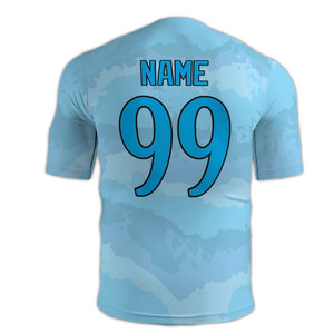 Maillot de football en polyester taille adulte avec logo brodé Maillot de football américain Vêtements de football par sublimation pour hommes Chemises de football - Product Image 4