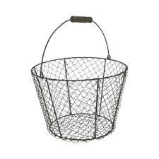 Cesta Redonda de Alambre Metálico de Lujo Aprobada por la Fábrica, con Recubrimiento de Polvo Negro, Almacenamiento Ecológico para Cocina - Product Image 6