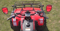 Quad agricole tout-terrain 4x4 de 300 cm³ avec benne hydraulique basculante et haute garde au sol