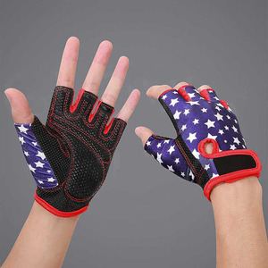 Gants de motocross rembourrés en gel de haute qualité avec logo personnalisé pour hommes et femmes, gants de cyclisme avec sublimation pour demi-doigts complets - Product Image 3