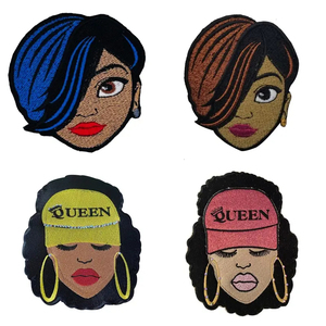 Patchs thermocollants brodés en 3D personnalisés prix d'usine Patch de transfert de chaleur en tissu sergé pour vêtements, chapeau et habillage en forme de fleur - Product Image 2