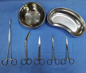 Ensemble d'instruments chirurgicaux médicaux pour l'insertion et le retrait des DIU et kit d'implantation - Manuel en métal - Product Image 2