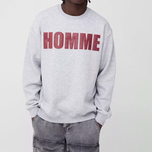 เสื้อสเวตเตอร์สวมหัวระบายอากาศได้ดีของผู้ชายผ้าฝ้ายโพลีเอสเตอร์ลำลองสำหรับฤดูหนาว - Product Image 1