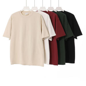 เสื้อยืดคอกลมผ้าฝ้ายขนาดใหญ่และสูงสำหรับผู้ชายเสื้อลำลองผ้าถักนุ่มใส่ได้ทุกวันใส่สบาย - Product Image 6