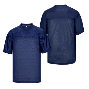 Camiseta de baloncesto de gran tamaño con cuello en V de alta calidad y logotipo personalizado, camiseta de fútbol de malla recortada cuadrada más vendida - Product Image 6