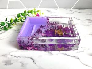 Porte-savon en résine époxy, forme personnalisée, couleur personnalisée, vente chaude, porte-savon en résine de haute qualité - Product Image 5