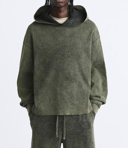 Conjunto de Dos Piezas de Chándal Cortavientos con Capucha y Pantalones Jogger de Talla Grande con Logotipo Personalizado en Oferta - Product Image 1