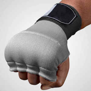 Gants de MMA en cuir de qualité supérieure, demi-doigts, avec fermeture à scratch, évacuation de l'humidité, antidérapants, pour l'entraînement de boxe/kickboxing - Product Image 2