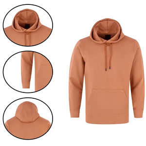 Hip Hop Sudadera con capucha de algodón de gran tamaño Peso pesado Lavado Puff Imprimir Sudaderas con capucha en blanco Varios colores Algodón Sudadera con capucha Streetwear - Product Image 6