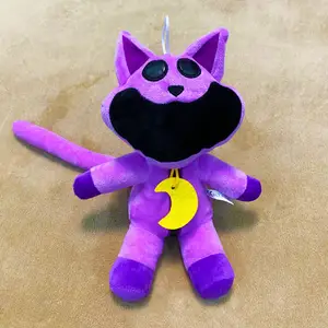 2024 New Smiles Critters Plush Charpter 3 Purple Cats Peluches Cat Stuffed Animals Smiles Critters Catnap Plush Toy