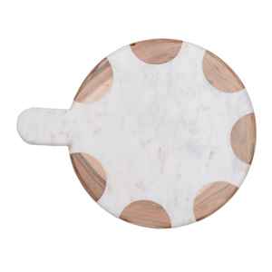 100% marbre naturel bloc à découper produit de qualité supérieure conception à la main servant des aliments planche à découper en marbre cuisine utilisation de légumes - Product Image 6