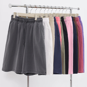 High Quality <b>Men</b> Casual Fashion Breathable 100% Cotton Canvas Drawstring Closure <b>Short</b> Beach <b>Shorts</b> Plus Size Quick Dry Solid - Product Image 6
