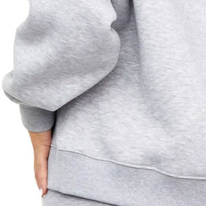 Sudaderas con capucha de algodón pesado personalizadas OEM para mujer sudaderas de invierno de talla grande de lana con cuello con capucha - Product Image 6