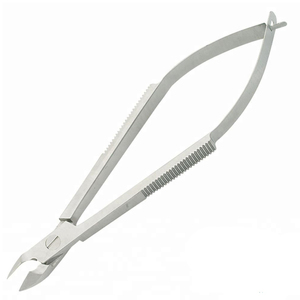 Pince à ongles à cuticule à double fourche et à ressort Outil de nail art en acier inoxydable pour les doigts de bébé - Product Image 2