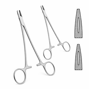 Portaagujas de Cirugía Oral Mayo-Hegar de 14 cm, Pinzas Mayo Hegar, Portaagujas Delicado, Portaagujas Recto, Pakistán - Product Image 1