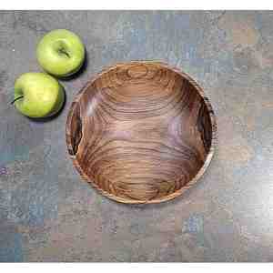 Handmade Luxury Walnut <b>Wood</b> <b>Fruit</b> <b>Bowl</b> Custom Design Kitchenware Eco-Friendly & BPA-Free Export Quality for India - Product Image 1