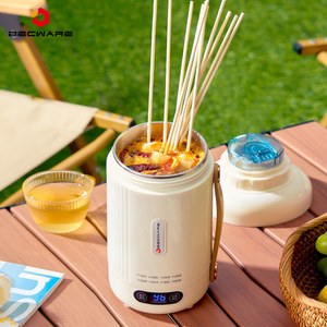 Bollitore portatile a temperatura costante per la produzione di latte all'aperto, tazza bollente, bollitore isolato, tazza per la produzione di latte senza fili - Product Image 1