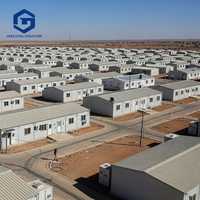 Maison préfabriquée en panneaux sandwich isolés pour bureaux en zones isolées