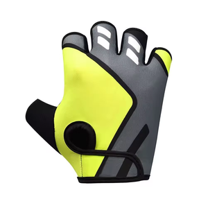 Guantes de entrenamiento de nailon de medio dedo con logotipo personalizado, guantes de entrenamiento de levantamiento de pesas de neopreno para Fitness, guantes de levantamiento de pesas para gimnasio - Product Image 5