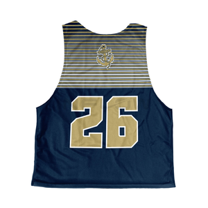 Maillot de football américain réversible Design rétro Sublimation crosse uniforme chemise ensemble hommes crosse maillot - Product Image 5