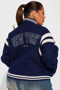 High quality Custom women Baseball <b>Jackets</b> in High Quality Canvas New Stand <b>Collar</b> Design for Spring Season - Product Image 6