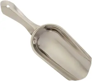 Best Wholesale Prices Stainless Steel Flour Scoop Bar Metal Shovel Stainless Steel Metal Ice Scoop