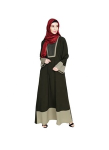 Pliss Bliss Dubai Style Abaya Robe Ethnique Décontractée Moderne pour les Musulmans Hot Front Open Design en Grande Taille - Product Image 4