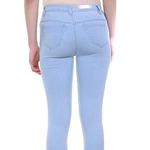 Wholesale Premium Mid Waist Plus Size Women's Denim <b>Jeans</b> Full Length Casual <b>Soft</b> Cotton - Product Image 6