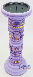 Portavelas de madera hecho a mano de alta calidad para decoración de granja de Navidad para mesa de comedor y cocina portavelas de madera regalo - Product Image 3