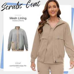 Nouveaux modèles femmes vestes clinique infirmière uniformes soins infirmiers médicaux gommages uniformes vestes nouveau à la mode 2025 - Product Image 5