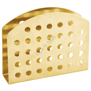 Elegante diseño clásico Premium Tissue Holder Acero inoxidable en plata y oro para compradores comerciales para hoteles - Product Image 1